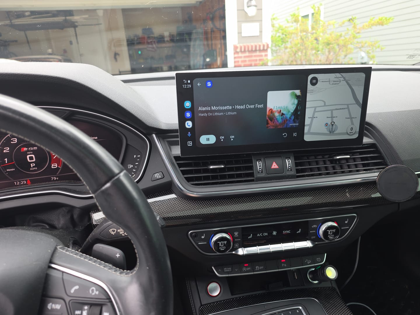 Customer photo review of Audi Q5 / SQ5 | F5 | 12.3" Linux CarPlay/Android Touchscreen Display | 2018 - 2020