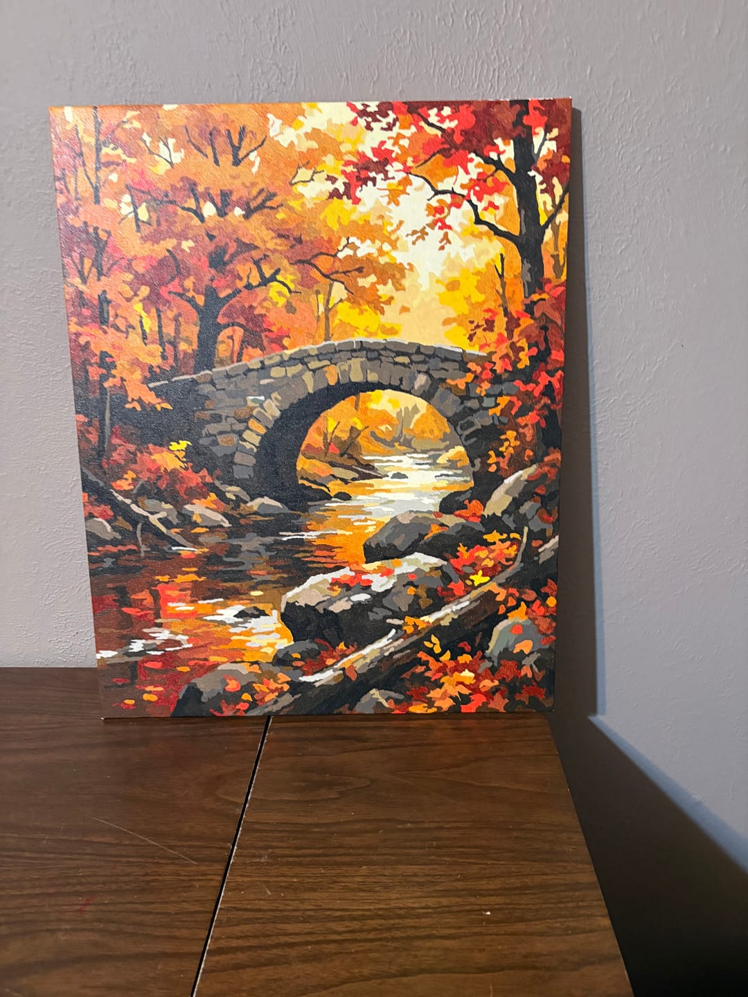 Customer photo review of Autumn Bridge Scene