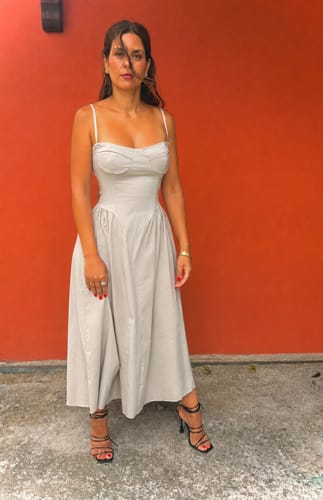 Customer photo review of Φόρεμα μίντι Κορσέ