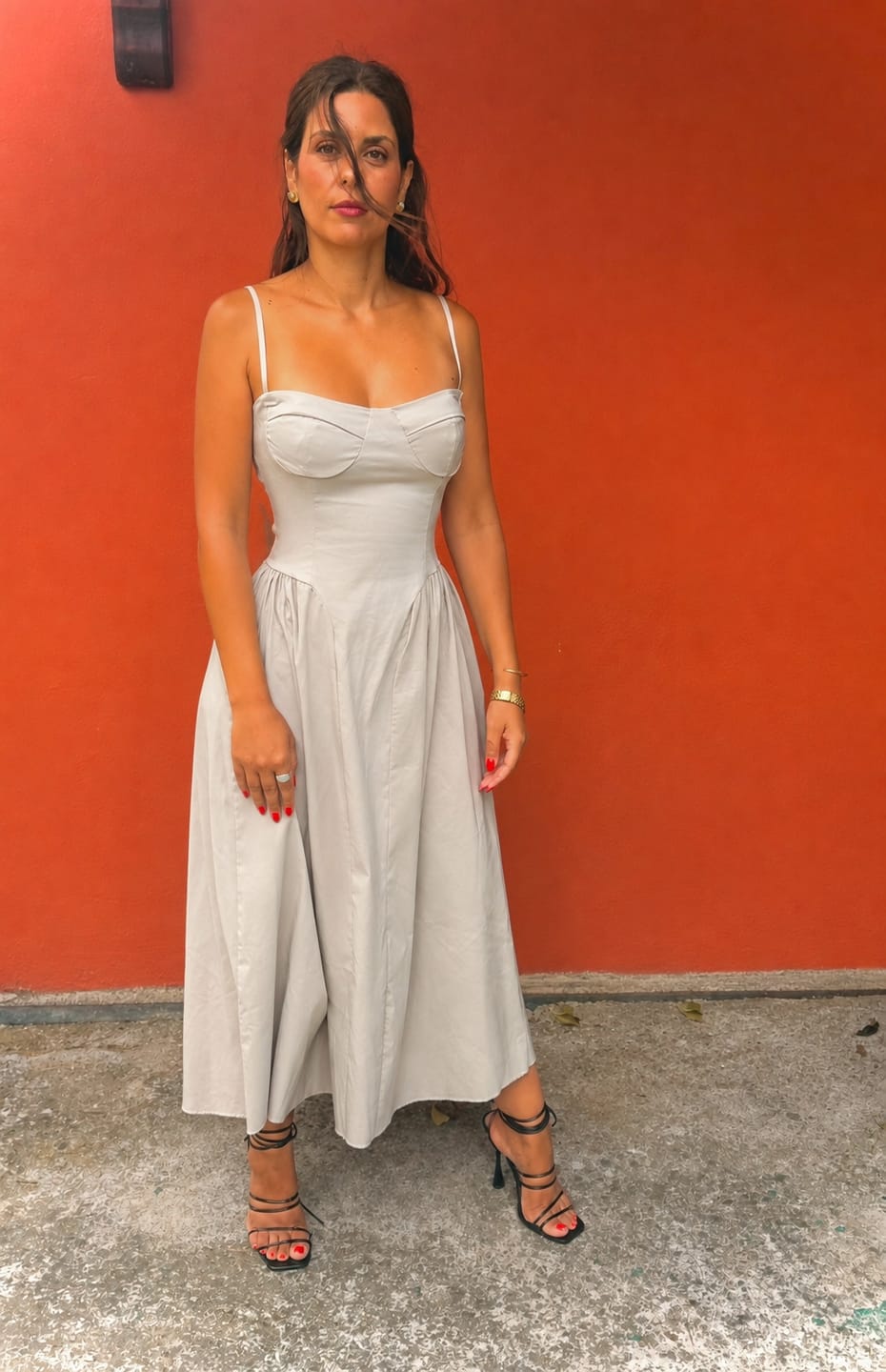 Customer photo review of Φόρεμα μίντι Κορσέ