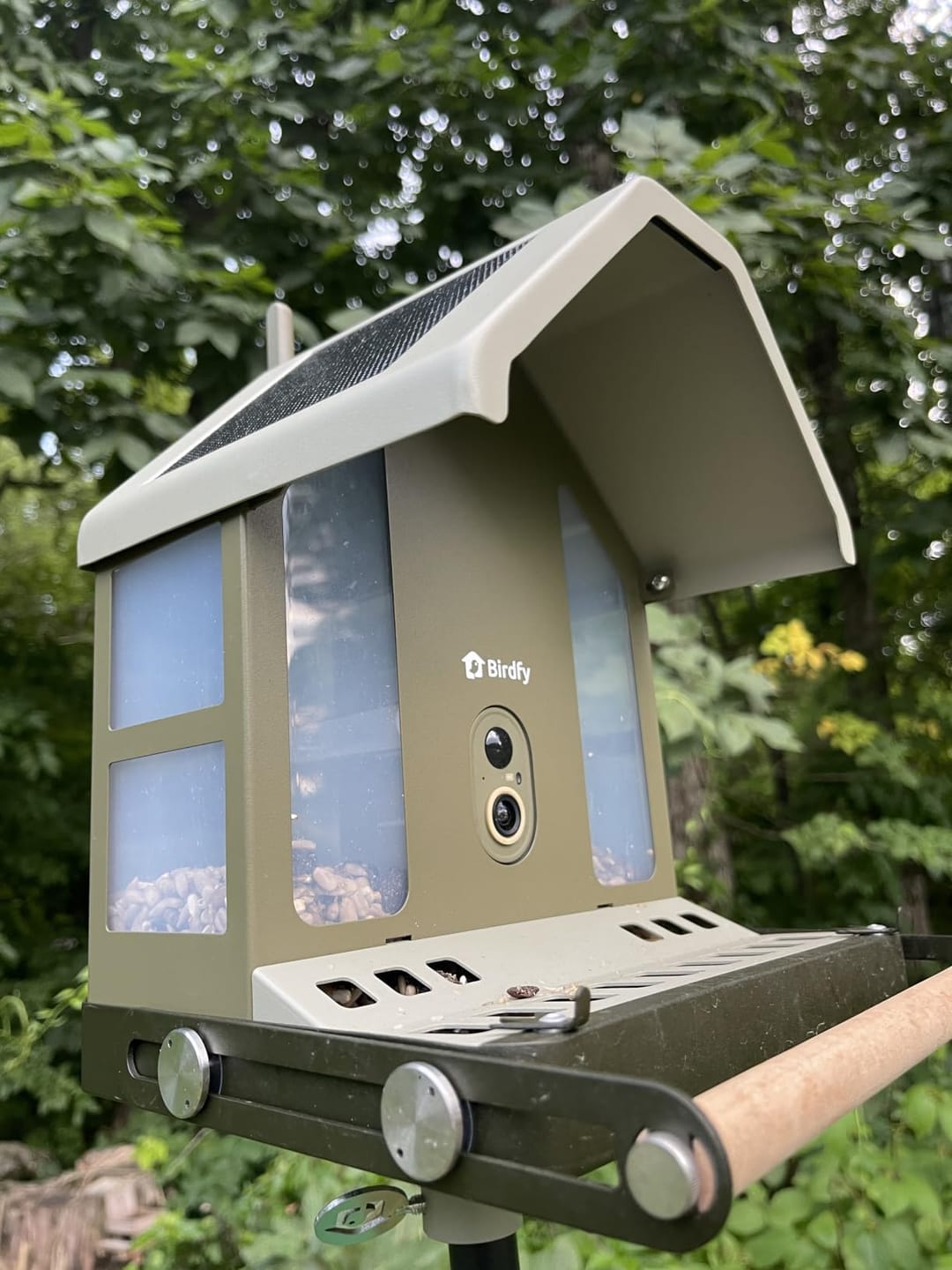 Customer photo review of Birdfy Feeder Metal 2 4K - Smart Bird Feeder with Camera