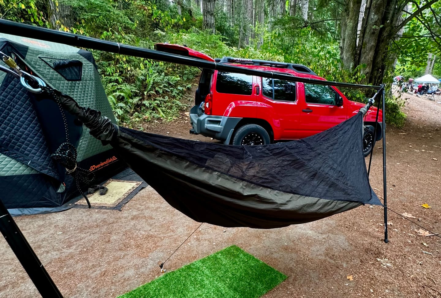 Customer photo review of Turtlebug Camper Hammock Stand