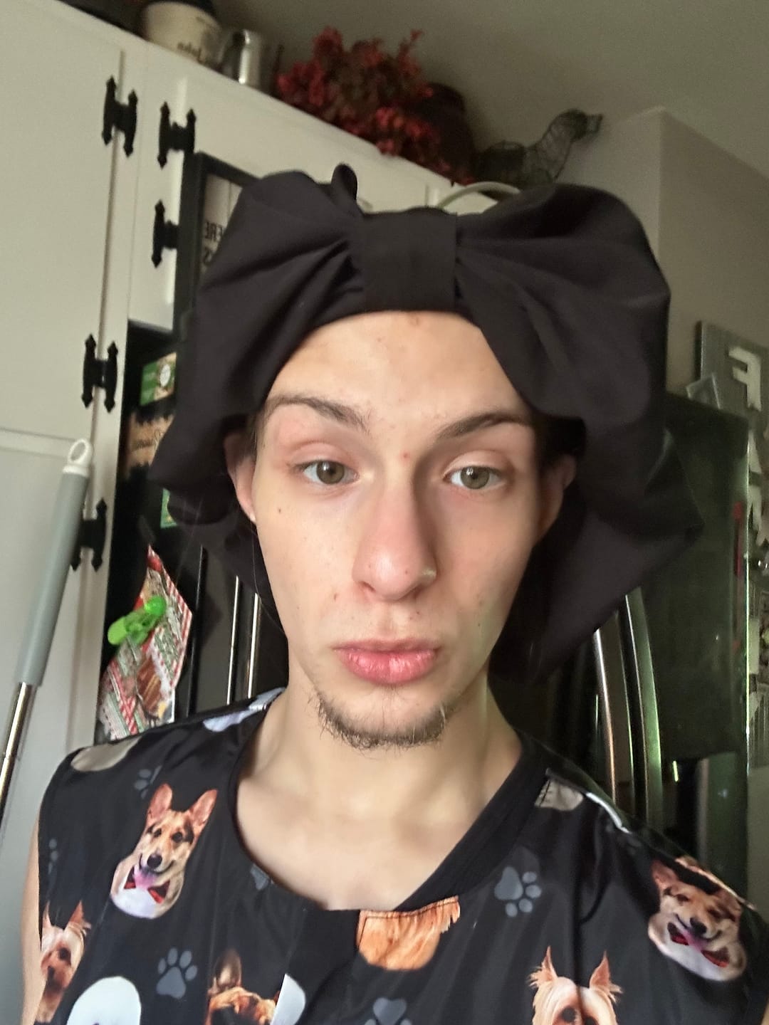 Customer photo review of XL Silk Shower Cap