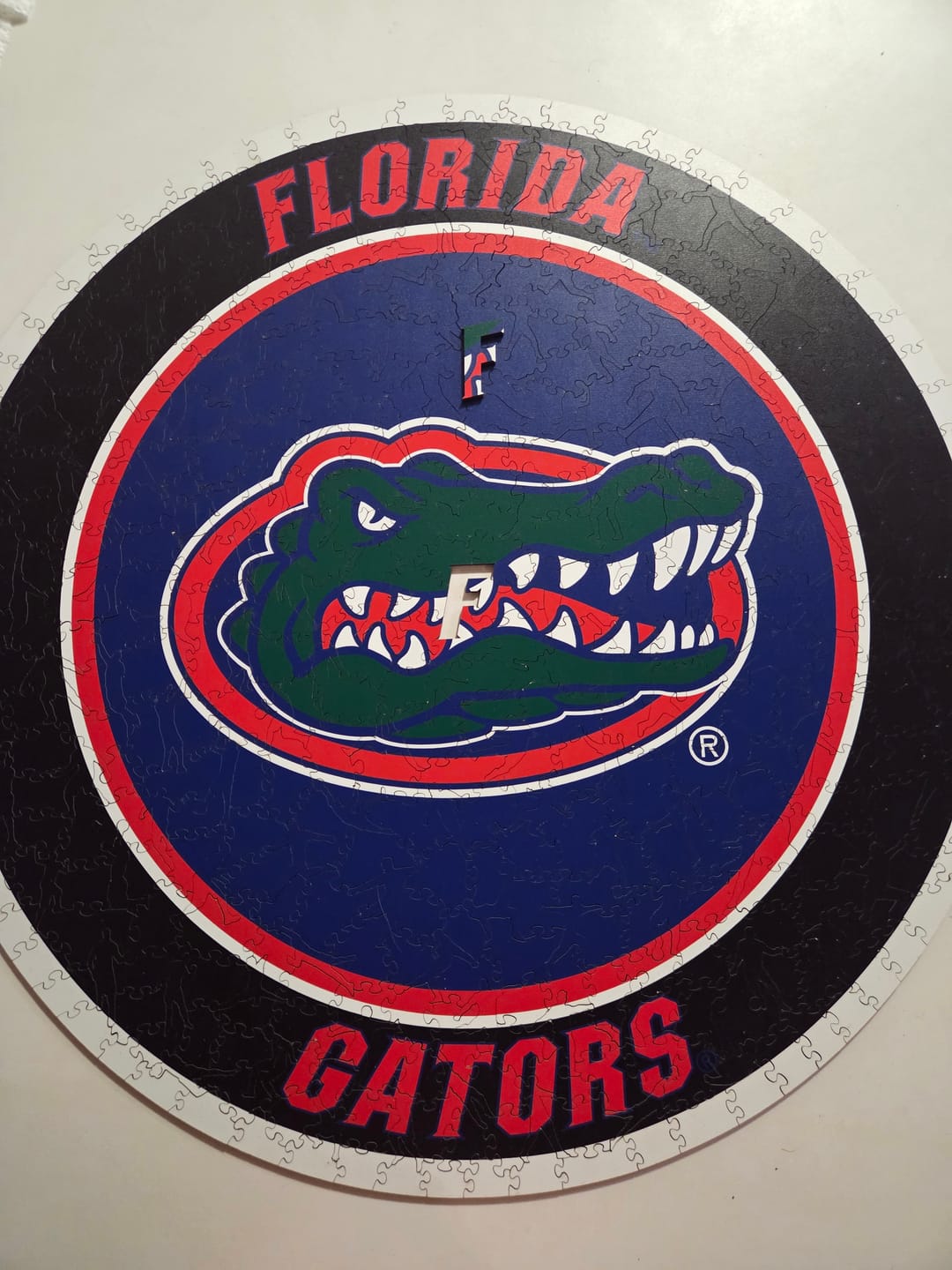 Customer photo review of Florida Gators Logo Wooden Puzzle