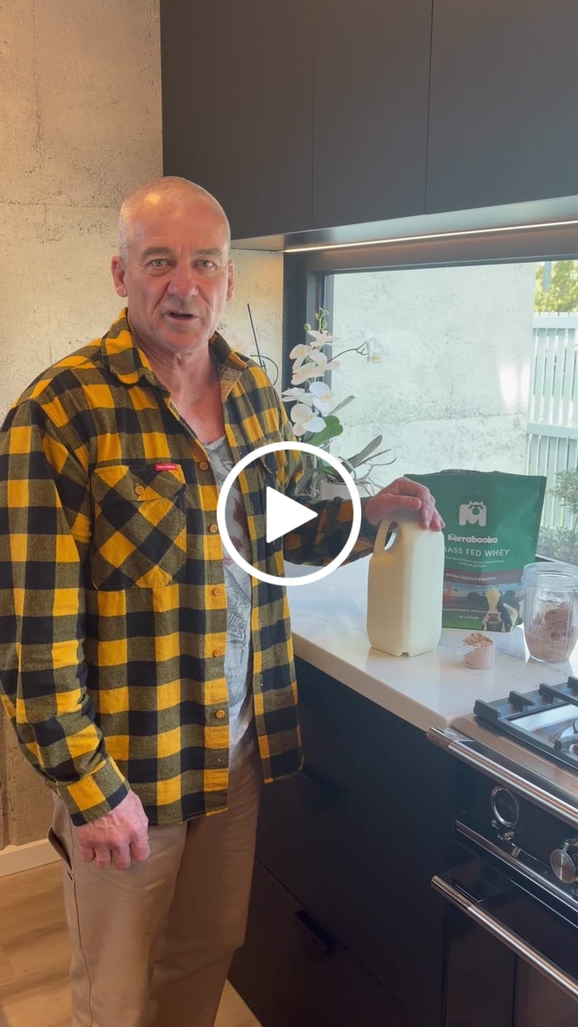Customer video review of Grass Fed Whey Protein Vanilla 1kg (33 servings)