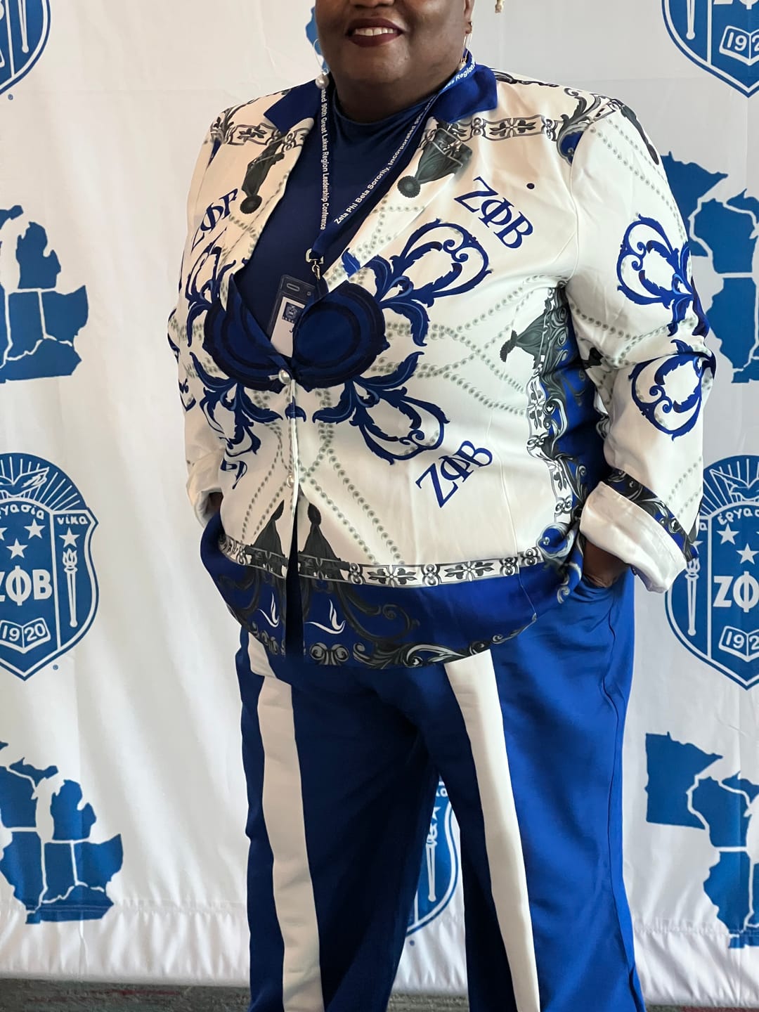 Customer photo review of Blue Zeta chain Blazer