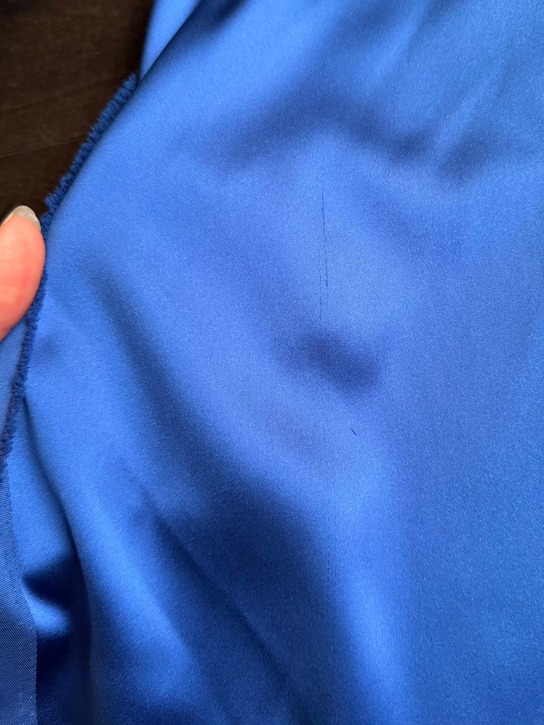 Customer photo review of Stretch Crepe Back Satin