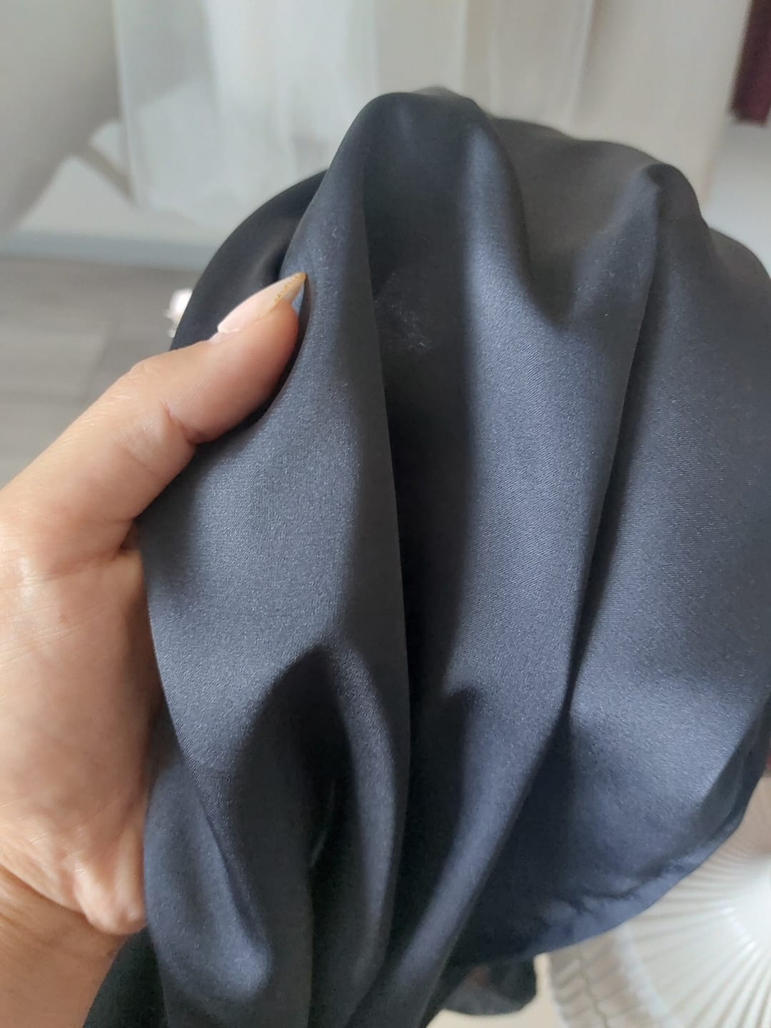 Customer photo review of Satin Elastic Matasos Premium Gri Antracit