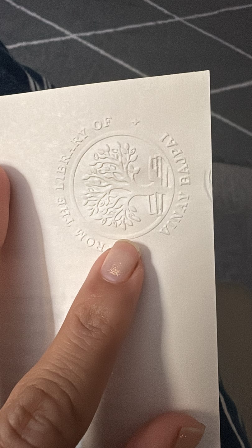 Customer photo review of Custom Embosser