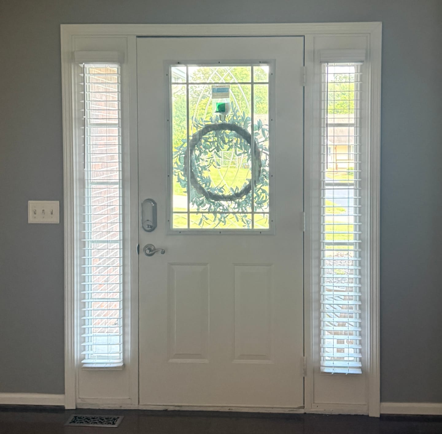 Customer photo review of Grills Between Glass 9 Lite Prairie Style Glass and Frame Kit (Half Lite)