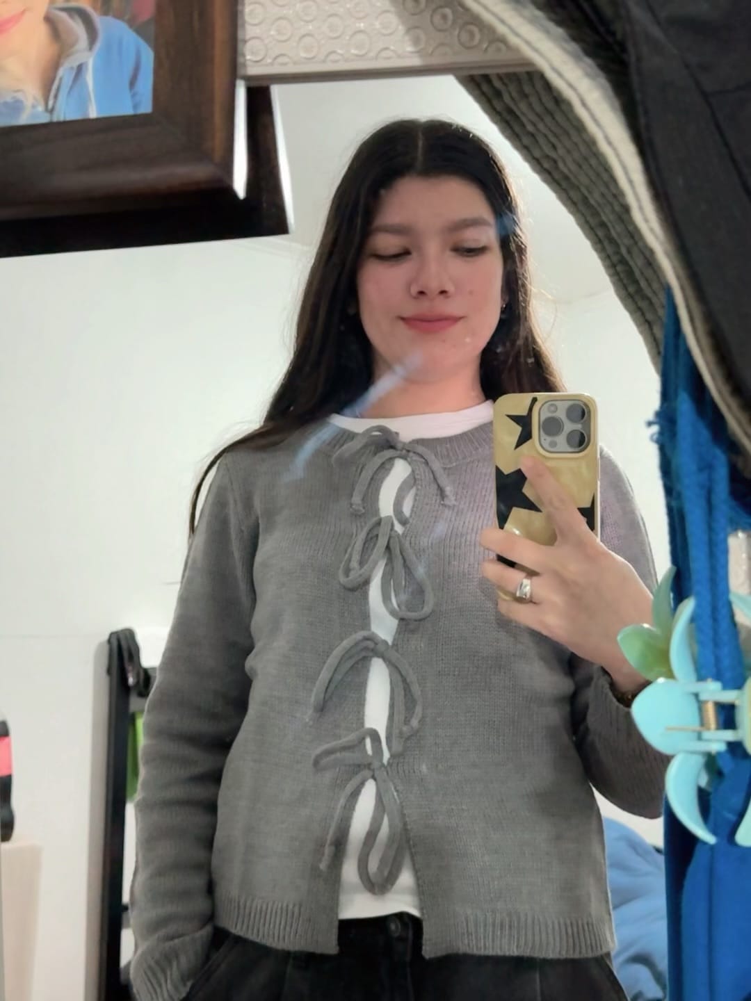 Customer photo review of Cardigan Cinta Gray