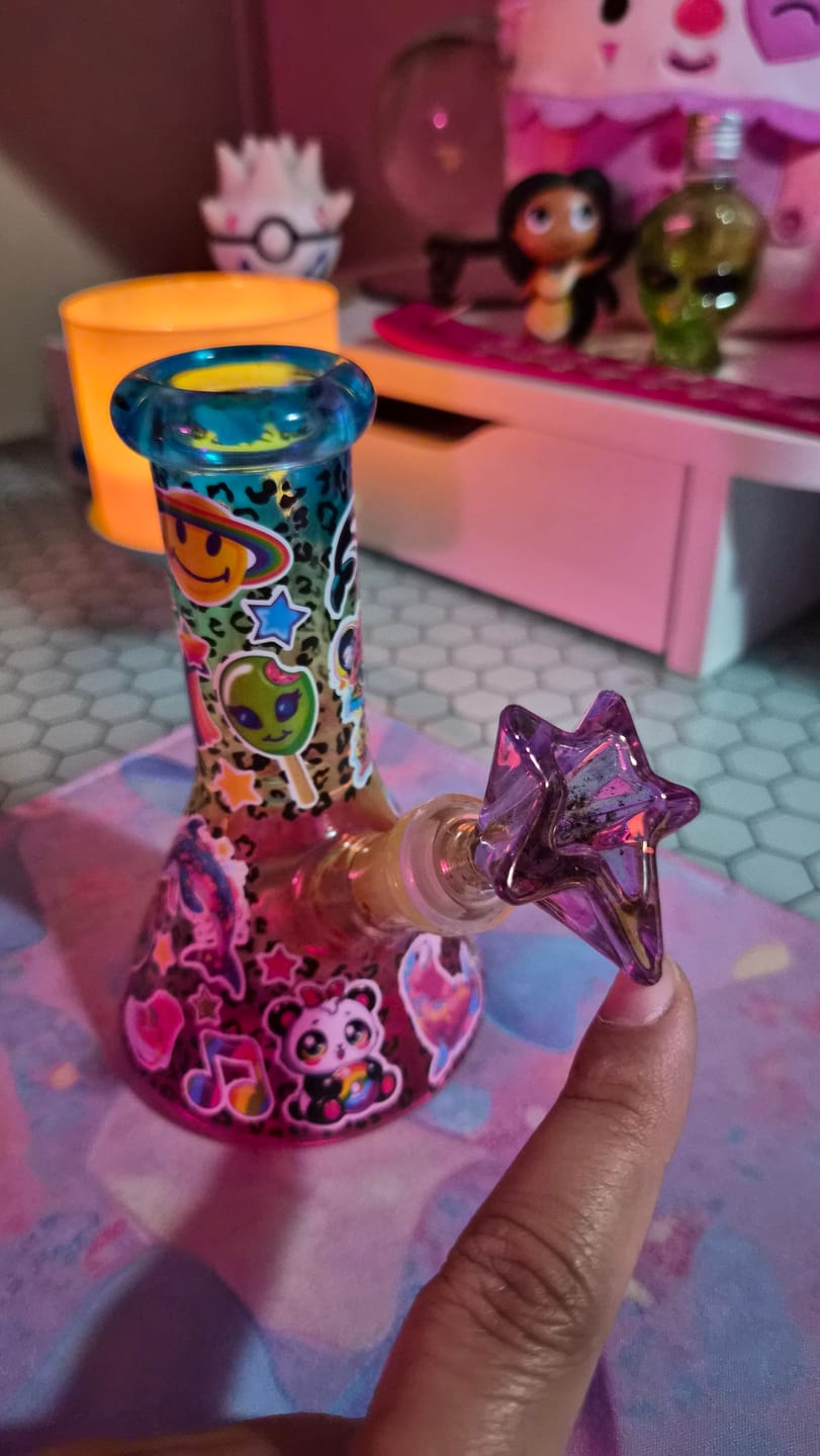 Customer photo review of SHOOTING STAR BOWL - PURPLE