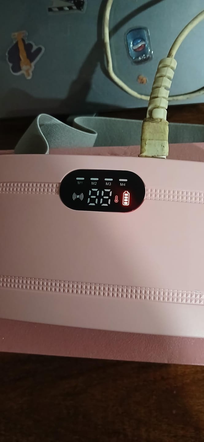 Customer photo review of Thermiva™ - Portable Cordless Heating & Vibration Belt for Menstrual Cramps