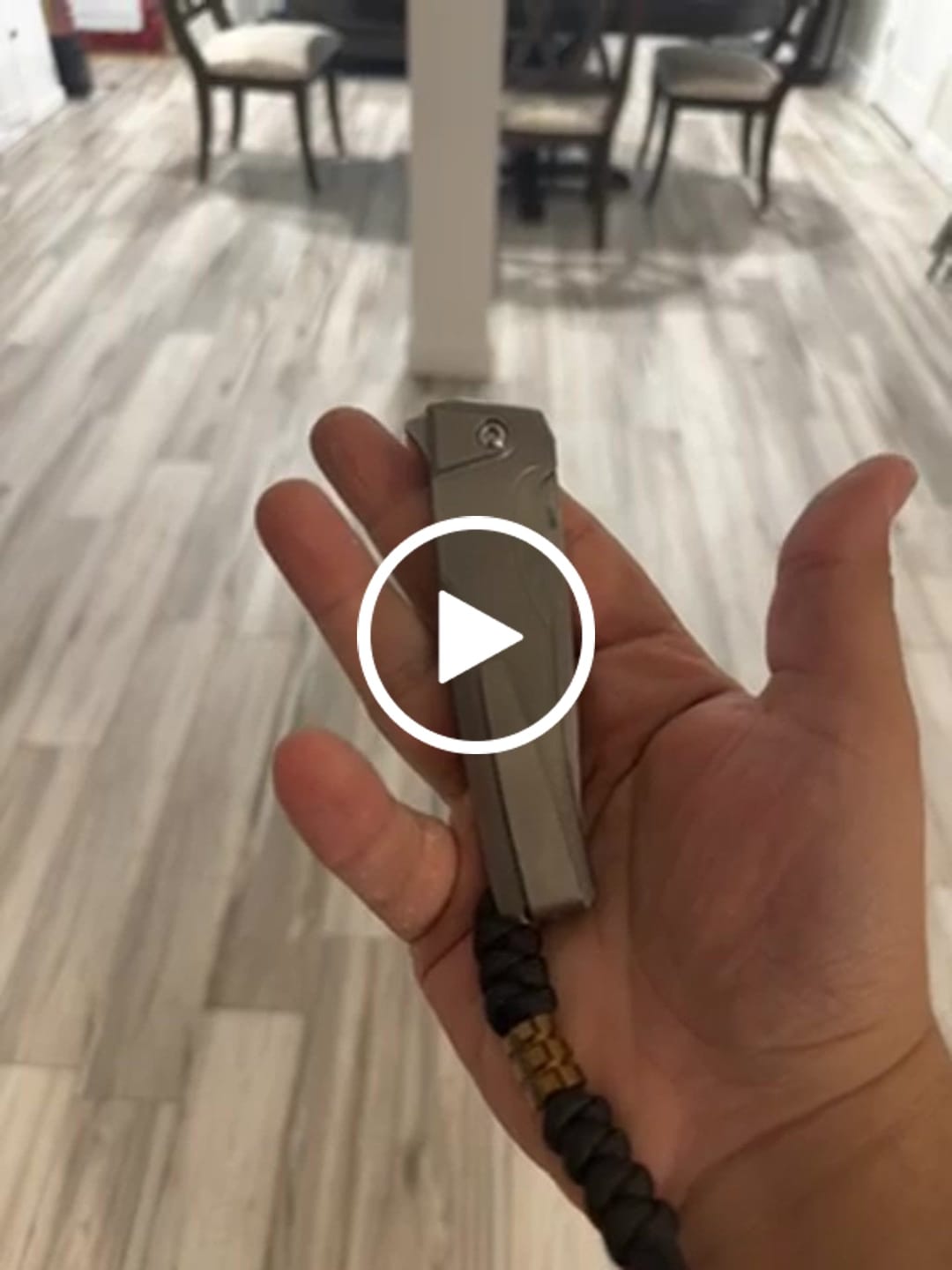 Customer video review of MachineWise Sonora Integral Button Lock - CPM-S90V Drop Point, Raw Titanium - Made in USA (Serial 2264)