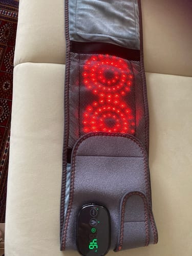 Customer photo review of Ceinture Lombaire Chauffante & Massante Rechargeable