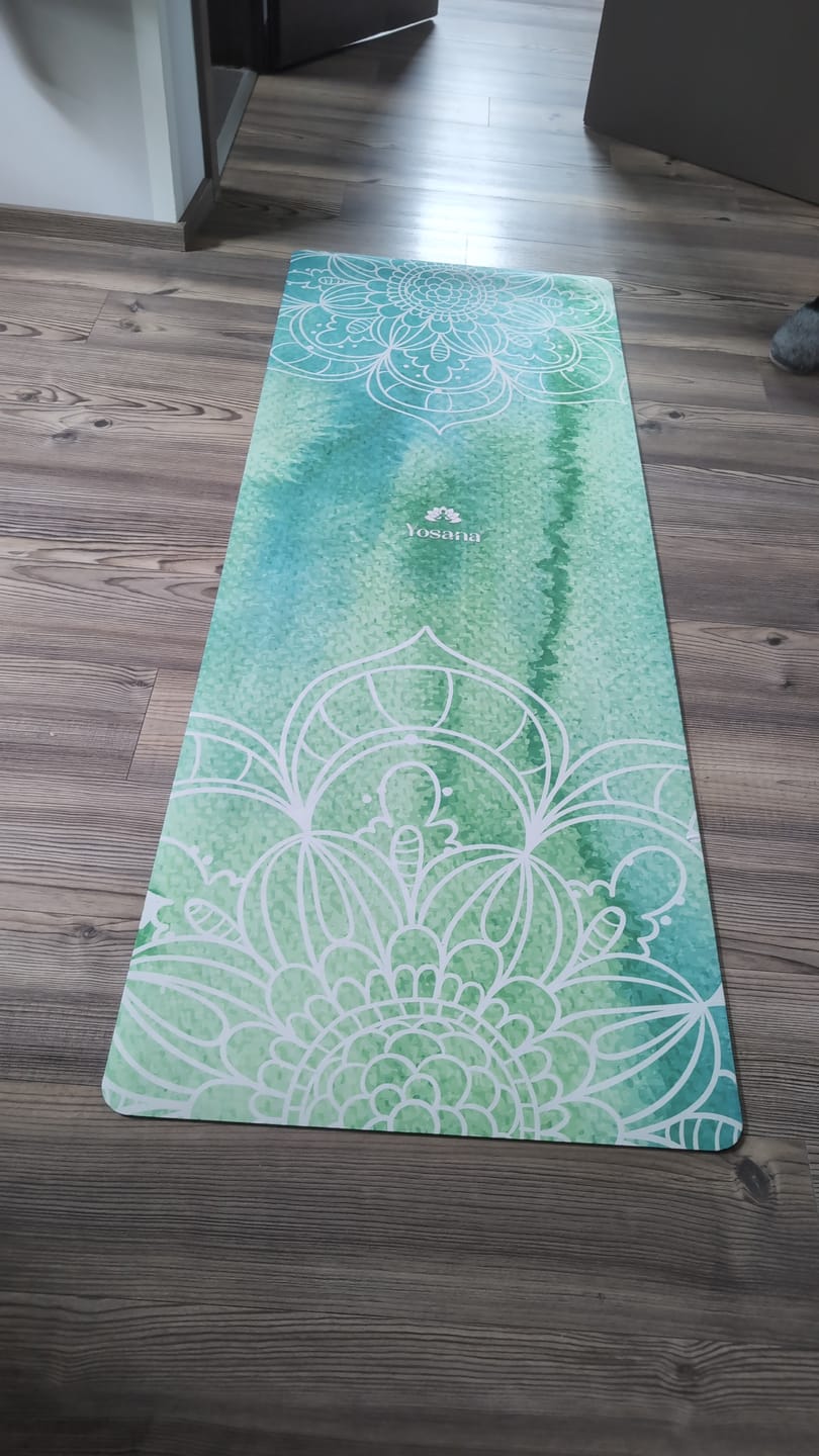 Customer photo review of Yogamatte Yin "Indian Spring" inkl. Tragegurt