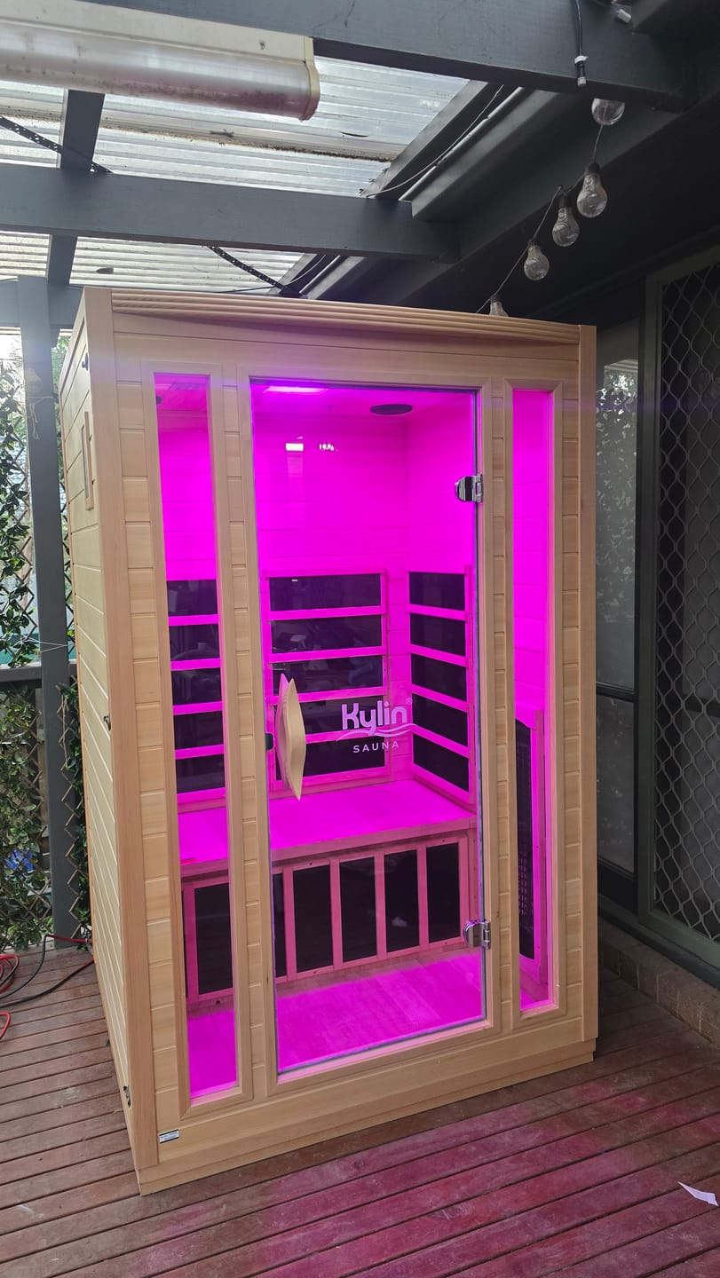 Customer photo review of Kylin Full Spectrum Low EMF Carbon Far Infrared Sauna 2 people - K8200 FS