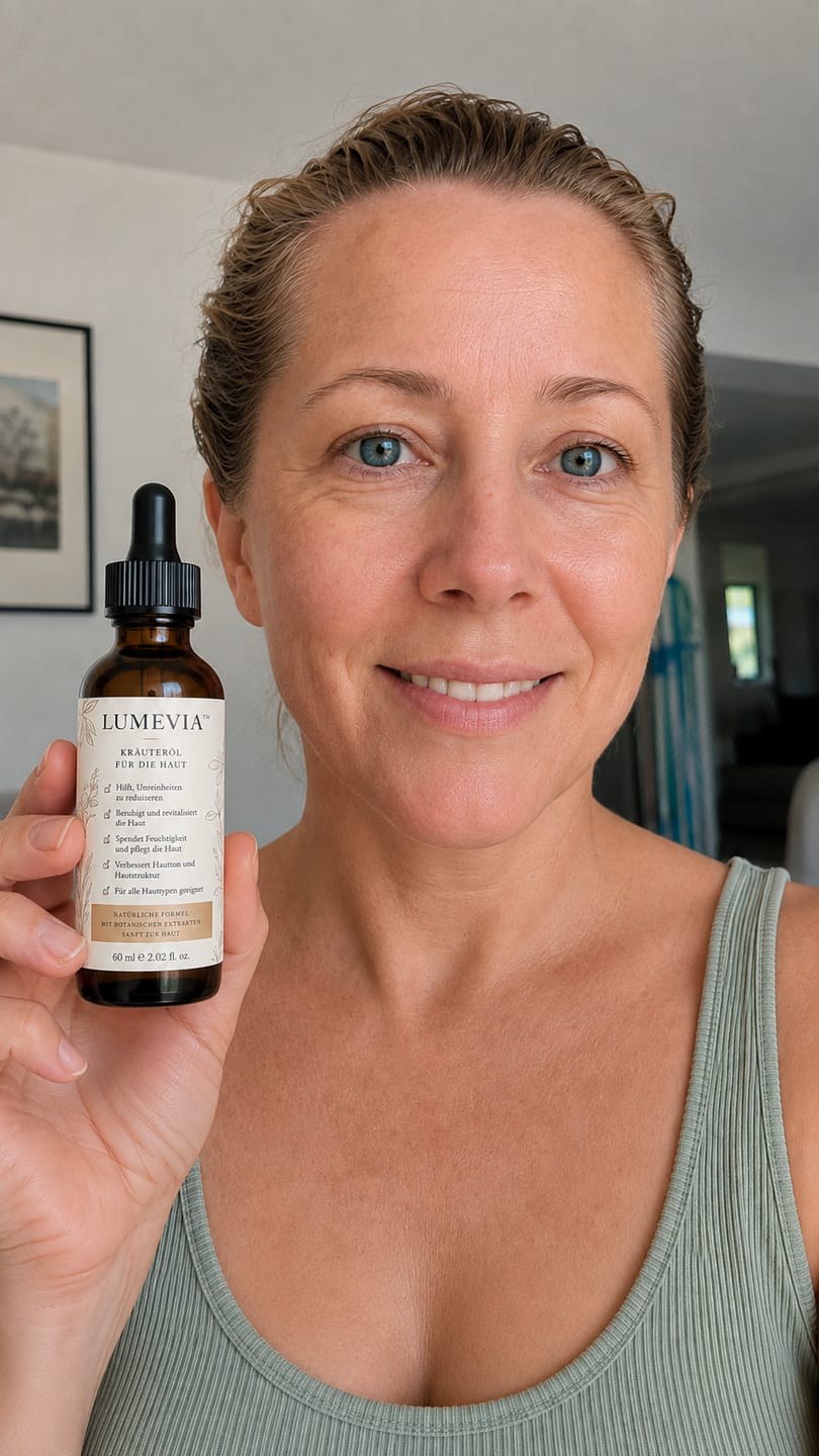 Customer photo review of Natürliches Öl gegen unerwünschte Gesichtshaare