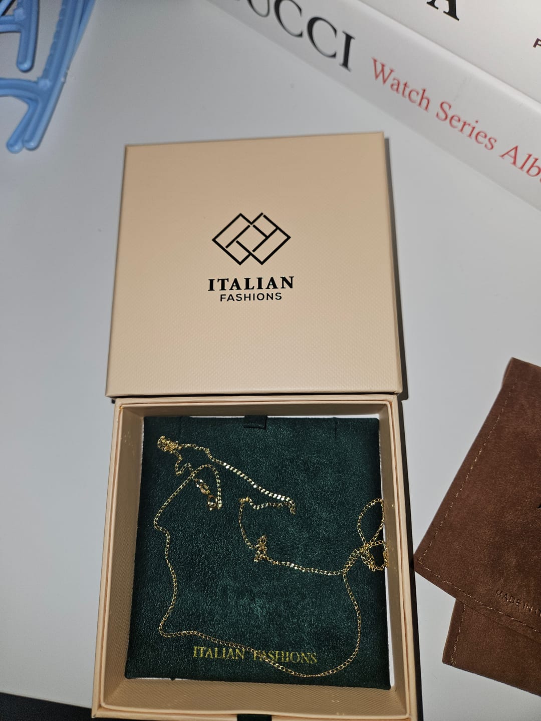 Customer photo review of 10K REAL Solid Yellow Gold 1.50mm-11.50mm Diamond Cut Curb CUBAN Chain