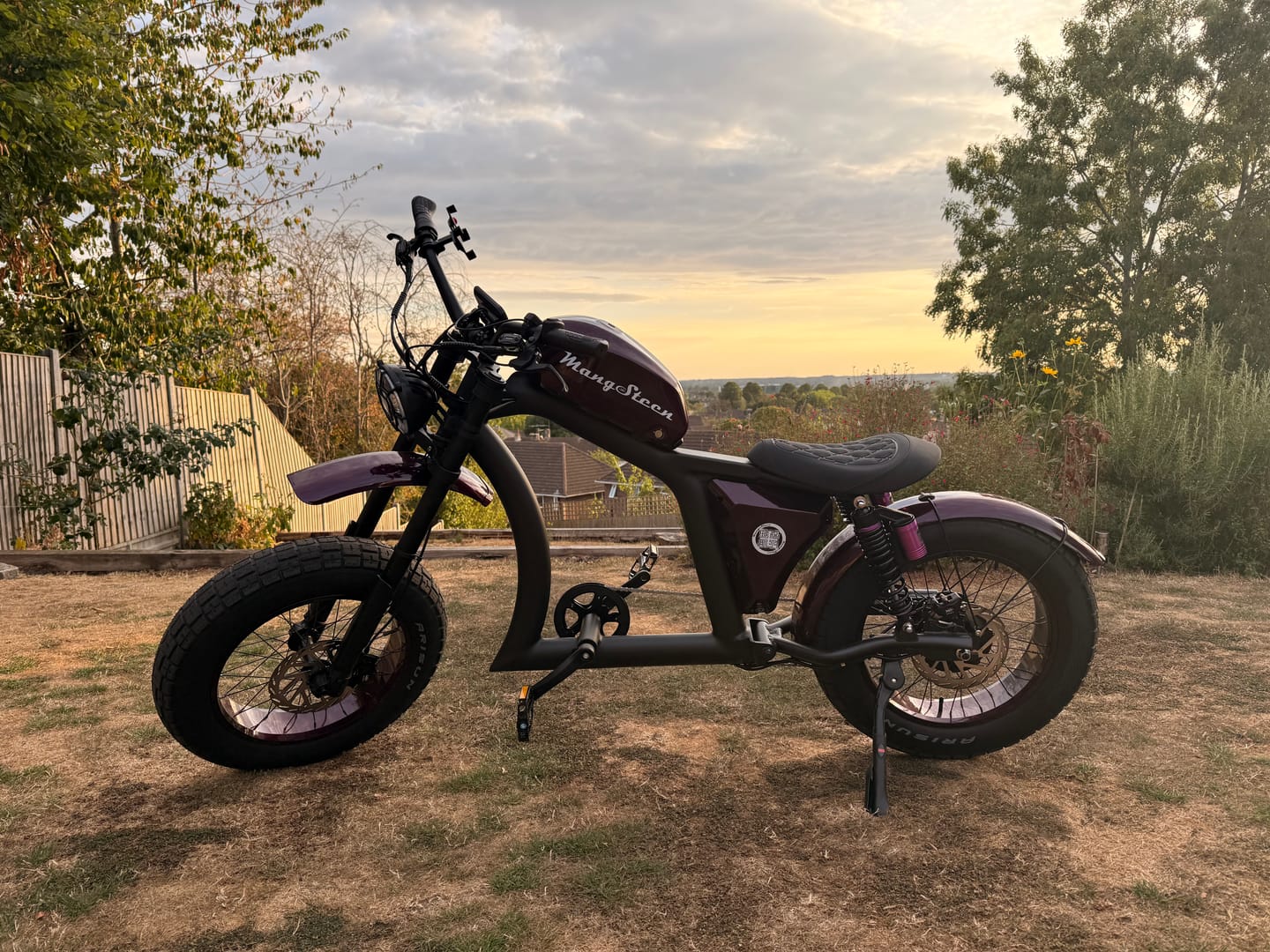 Customer photo review of Vélo électrique FatBike Mangosteen FT-02 style chopper