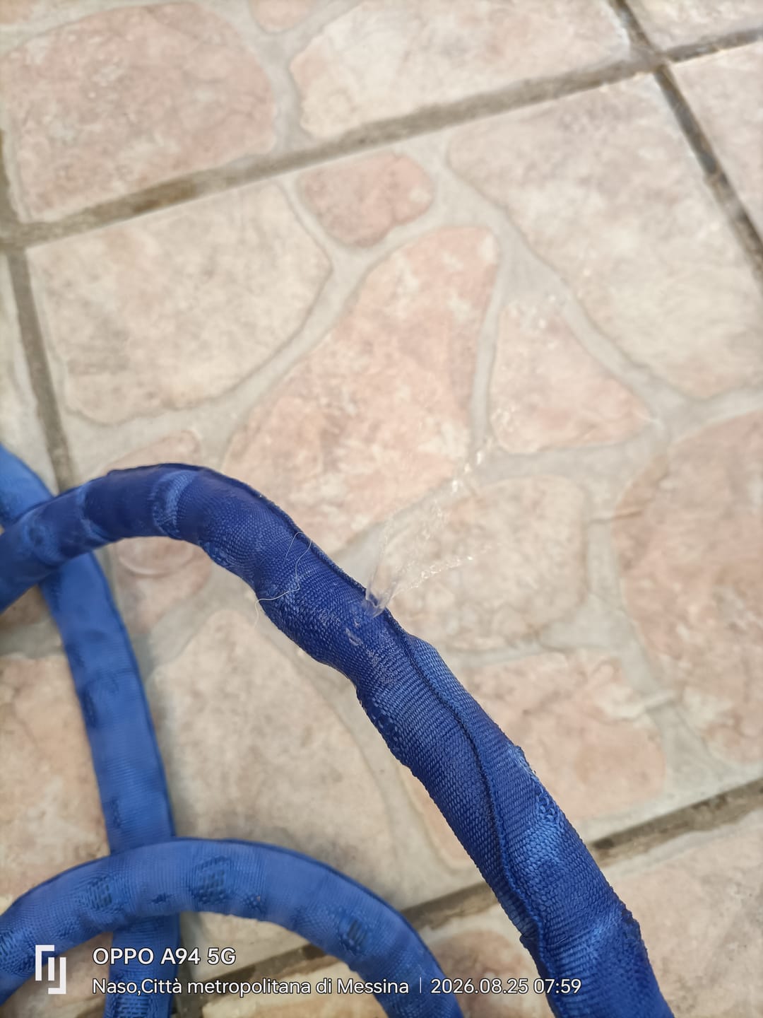 Customer photo review of Tubo magico elasticizzato per giardino