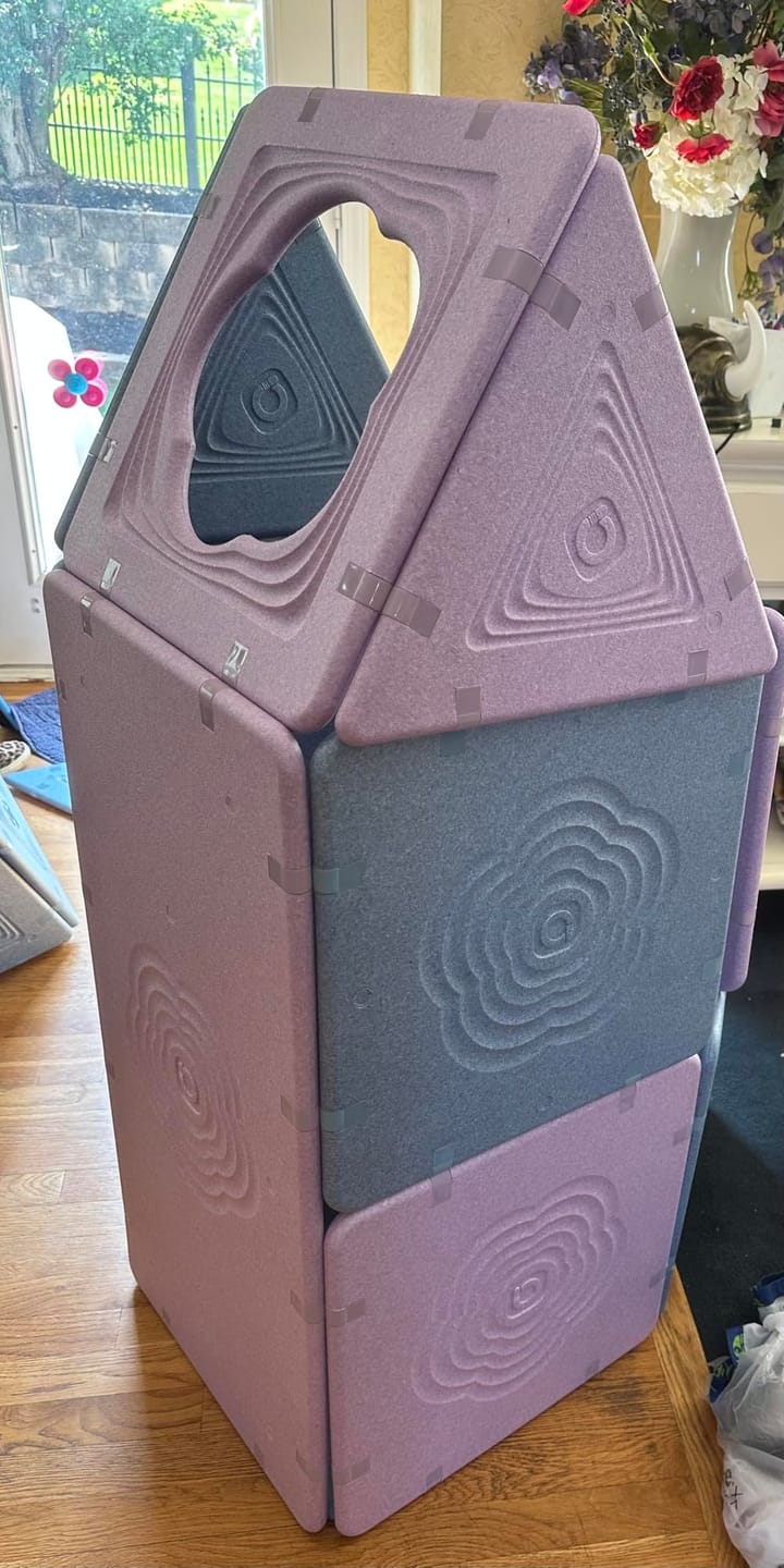 Customer photo review of Magnetic Building Panels