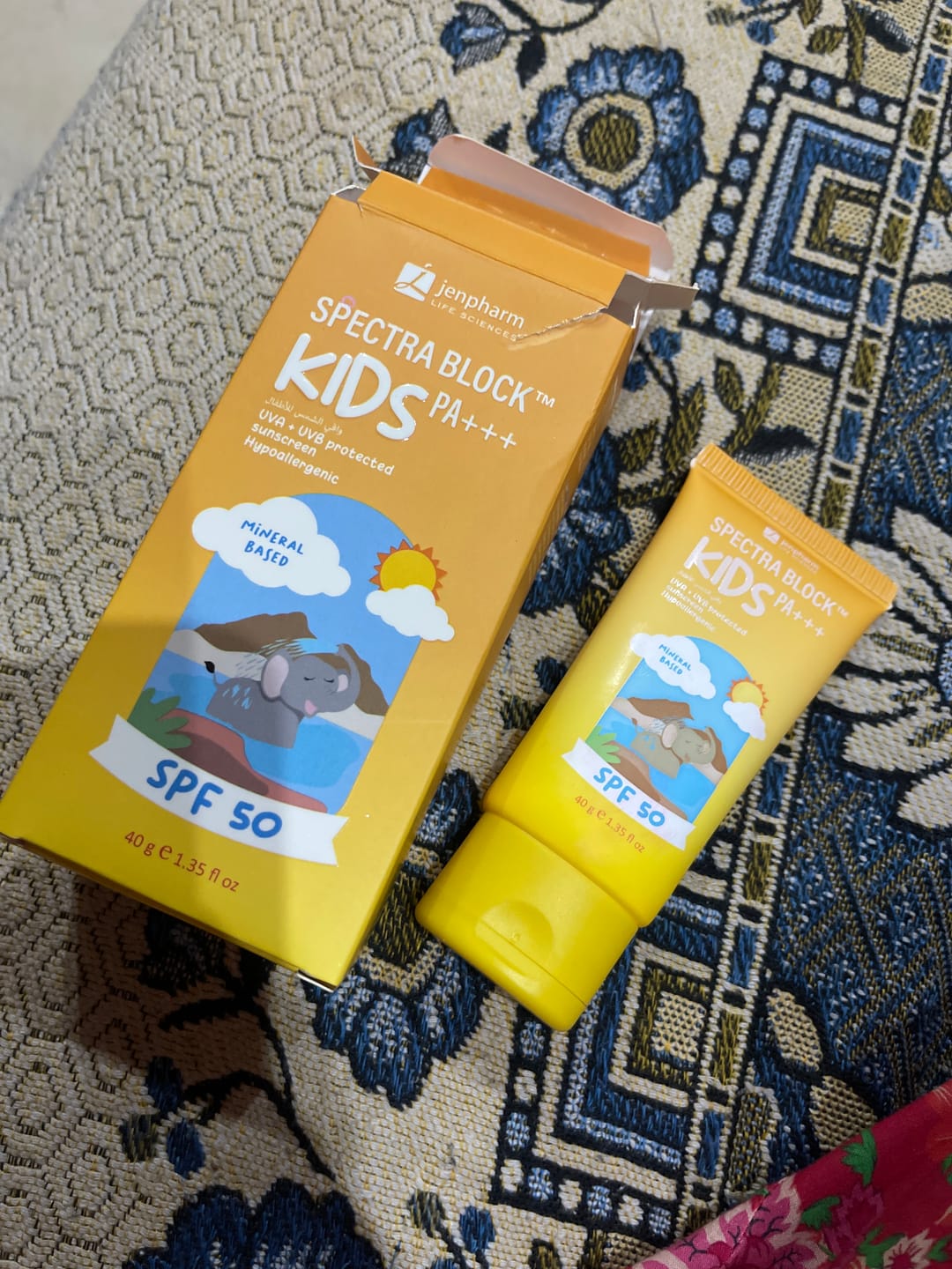Customer photo review of Spectra Block Kids SPF50