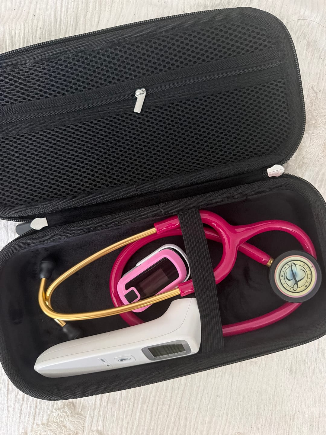 Customer photo review of Littmann Classic III Monitoring Stethoscope: Raspberry Rainbow 5806