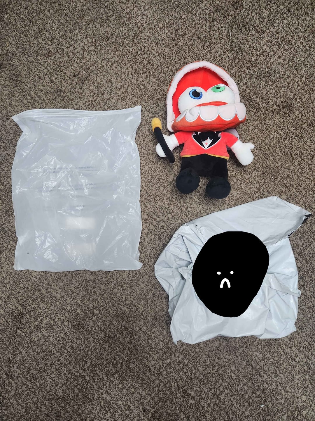Customer photo review of Caine Plush