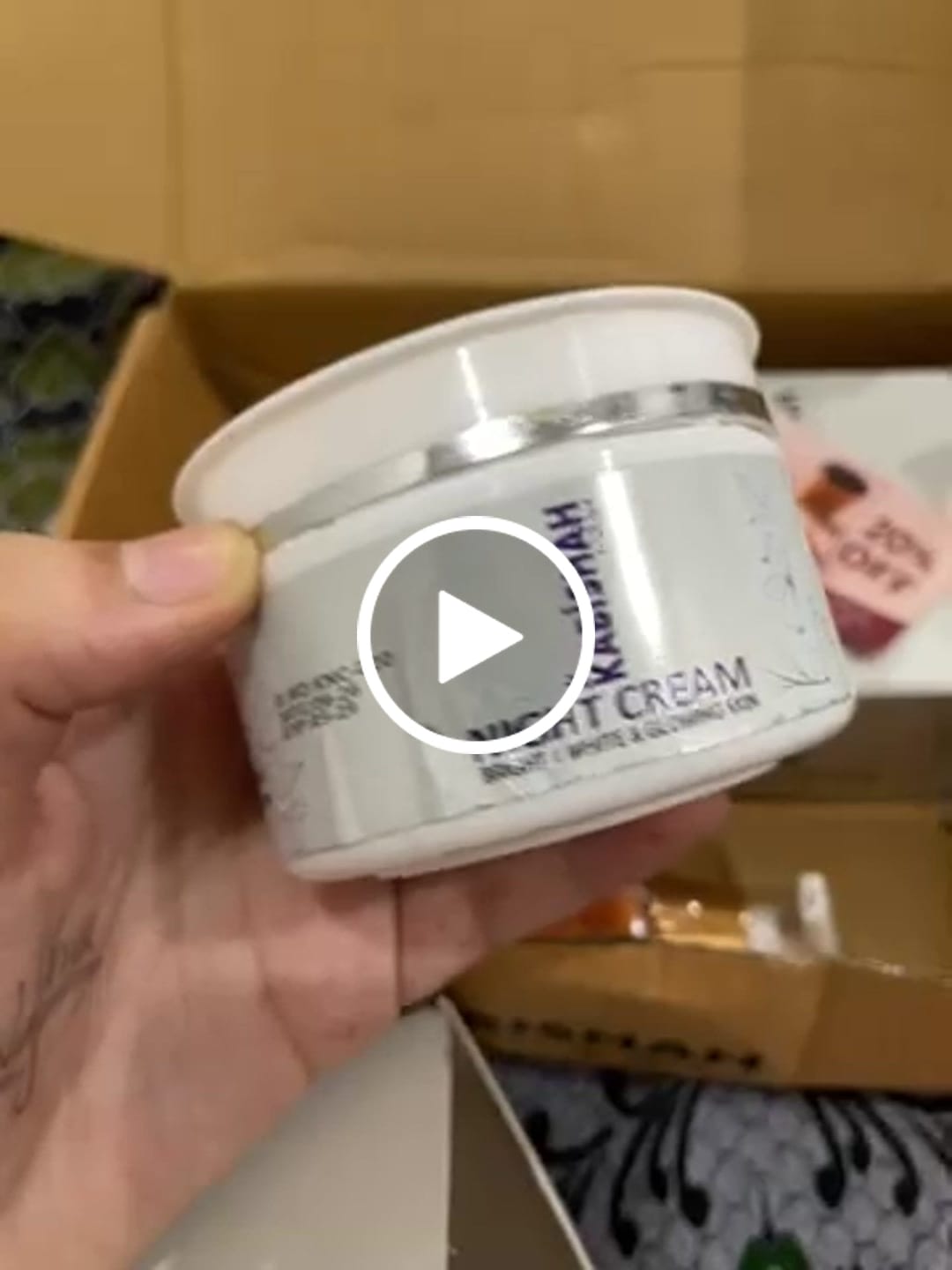 Customer video review of Full Body Brightening Cream Double Pack