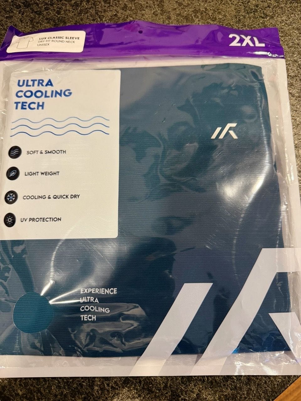 Customer photo review of Lux Cooling Dri-Fit Crew Neck Short Sleeve T-Shirt