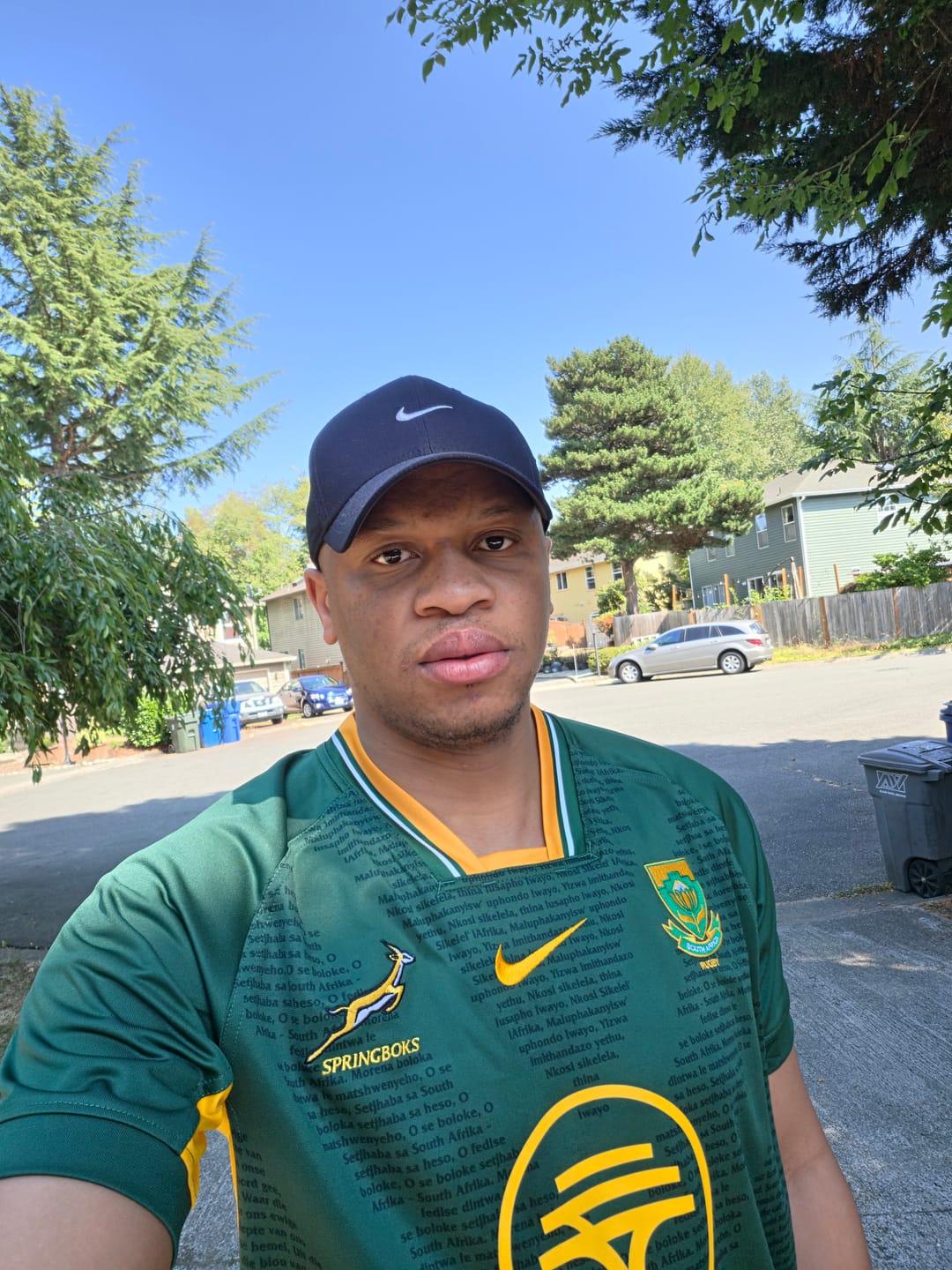 Customer photo review of Springboks Nike Men's 2026 RGR Stadium Jersey