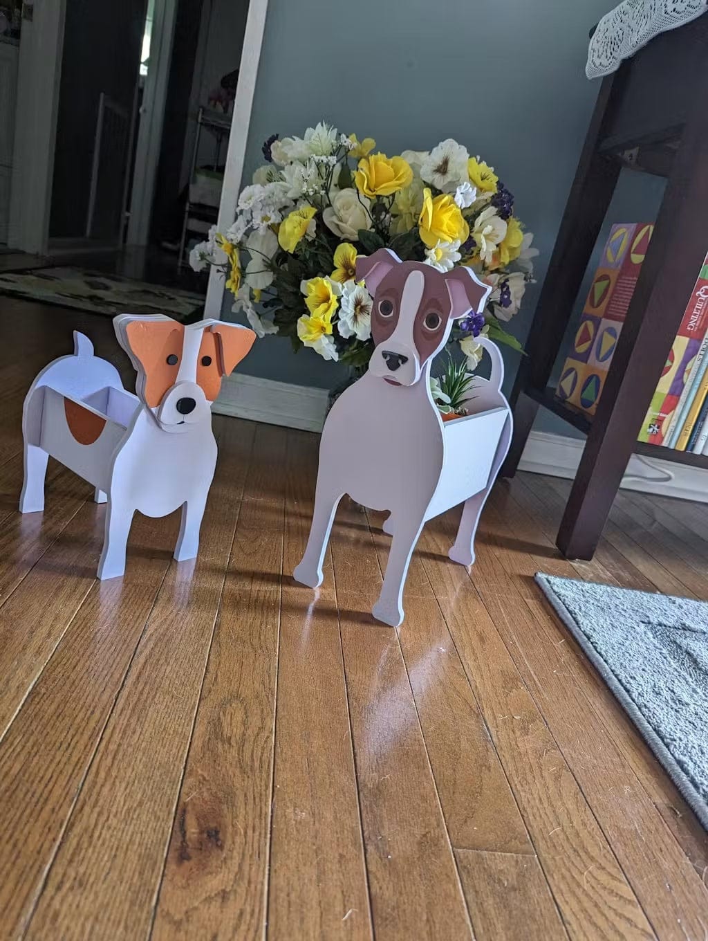 Customer photo review of Dog Planter - Jack Russell Terrier