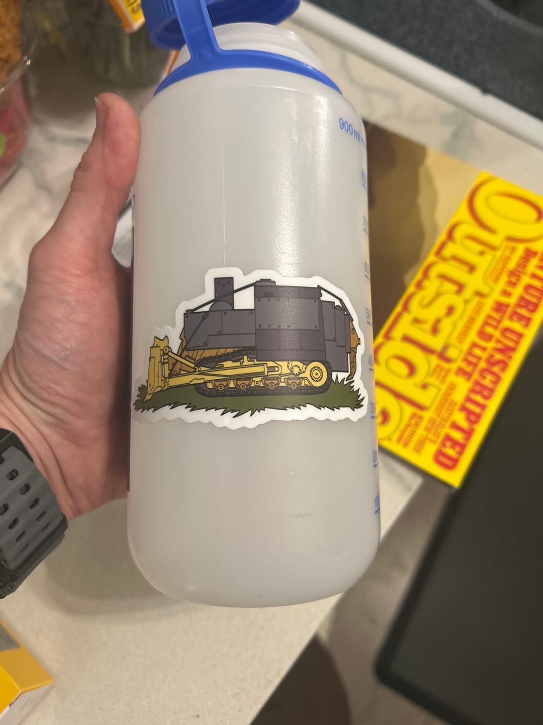 Customer photo review of The Poors Are At It Again Sticker