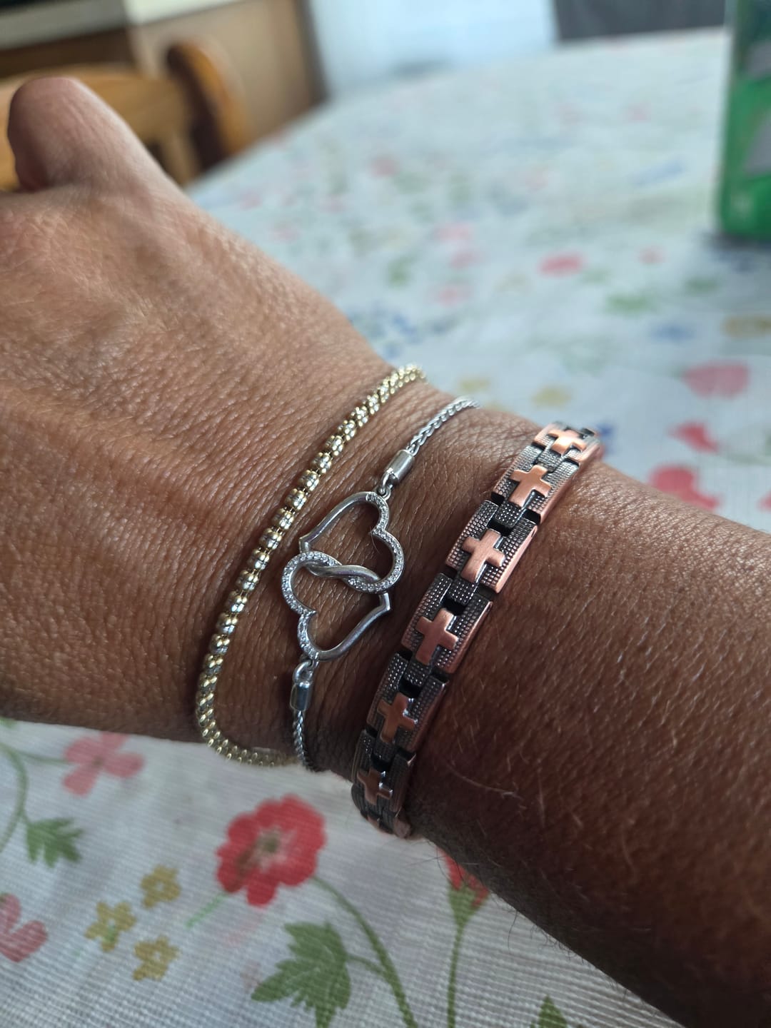 Customer photo review of Riders' Copper Bracelet
