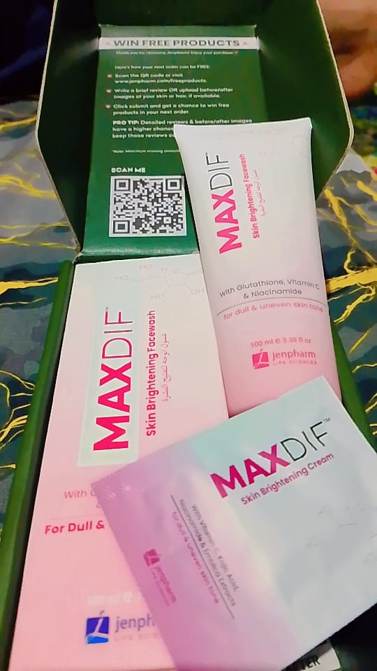Customer photo review of Maxdif Facewash