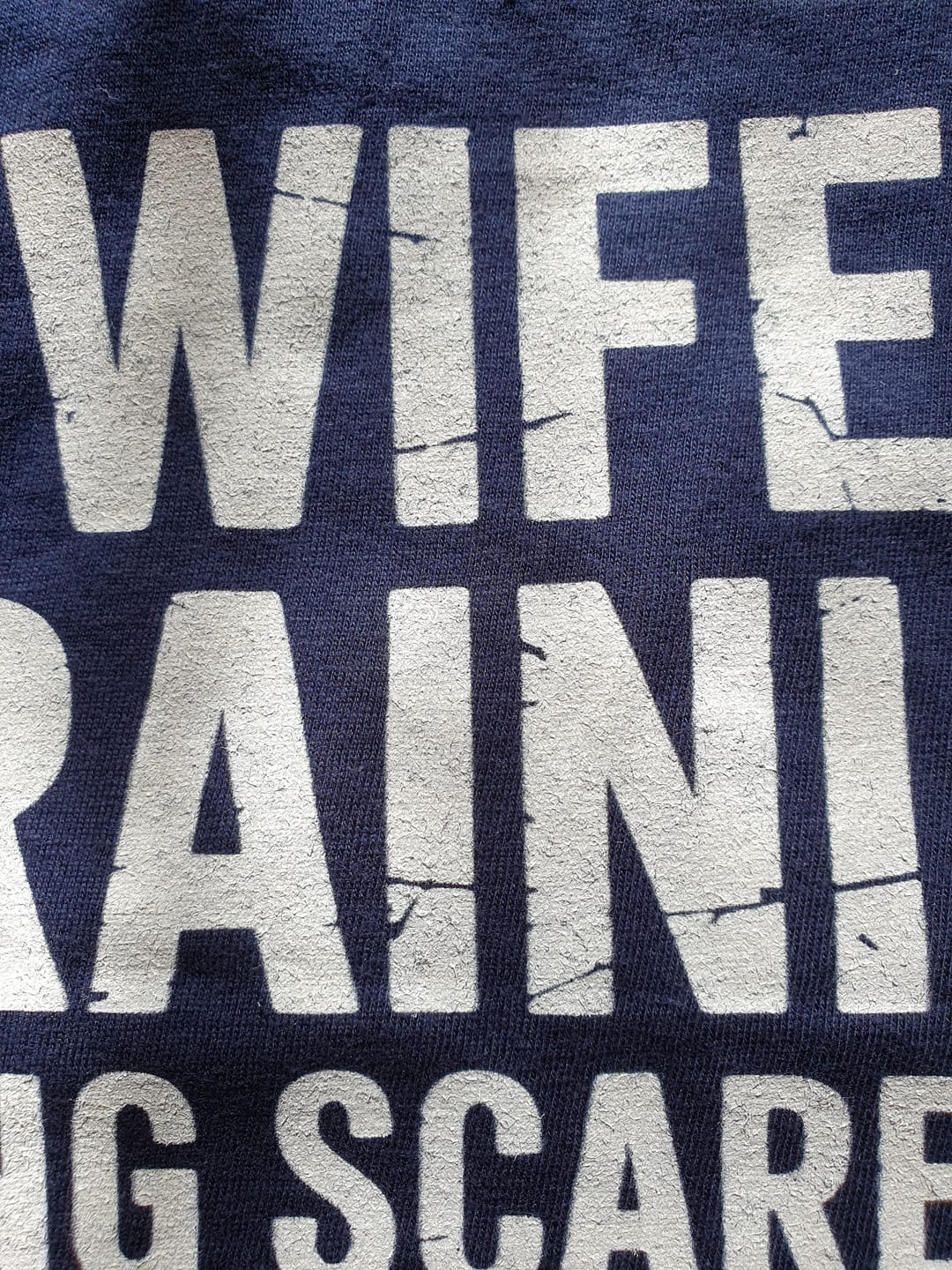 Customer photo review of My Wife Is Ukrainian Nothing Scares Me T-Shirt
