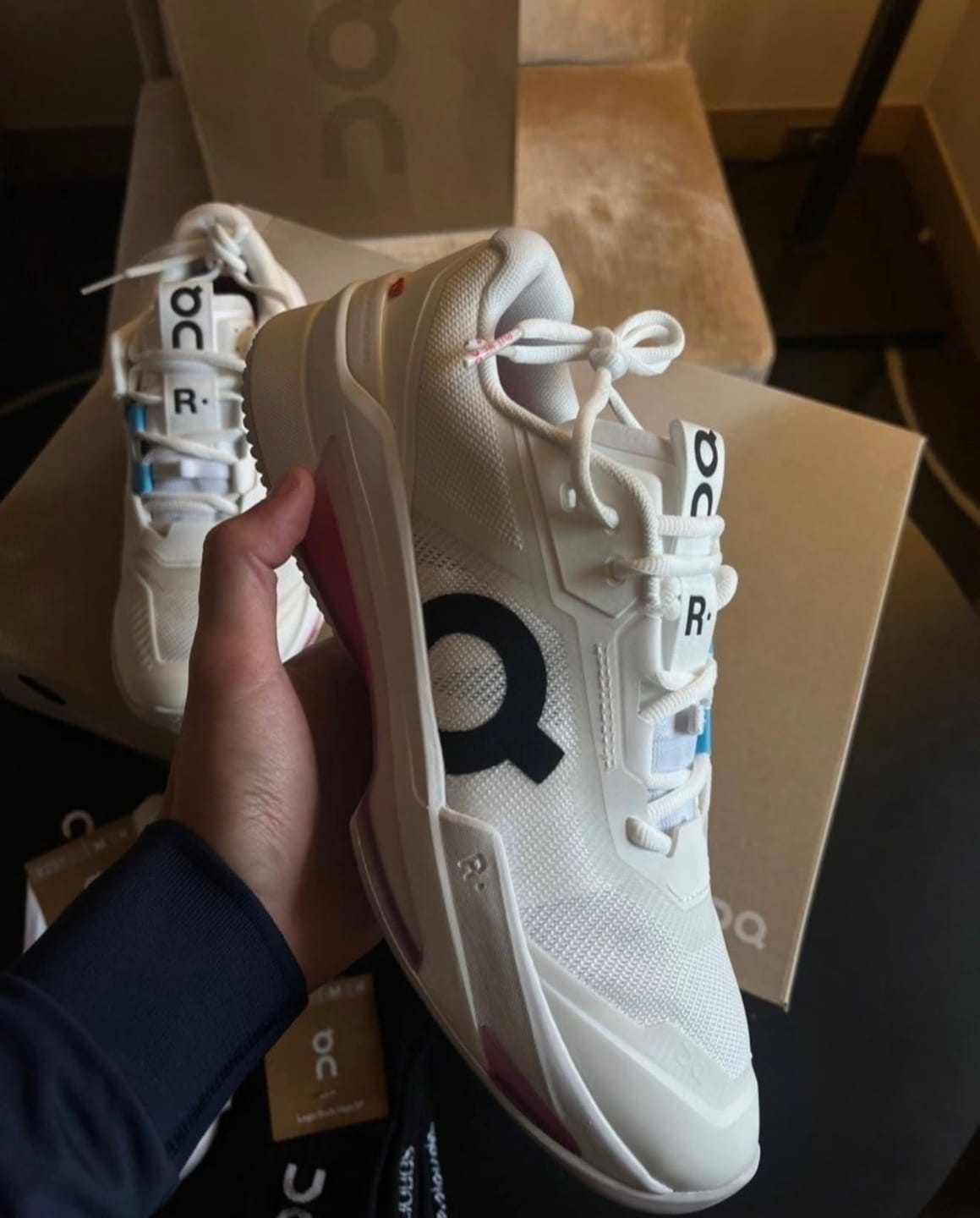 Customer photo review of Roger Pro Fire White | Pink - RFW