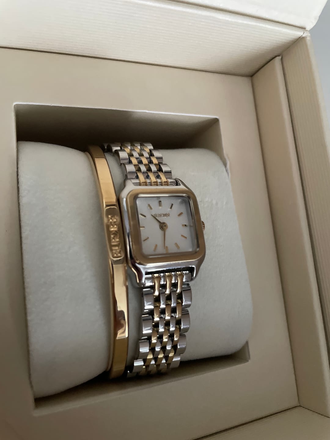 Customer photo review of Macy Petite Gold Silver