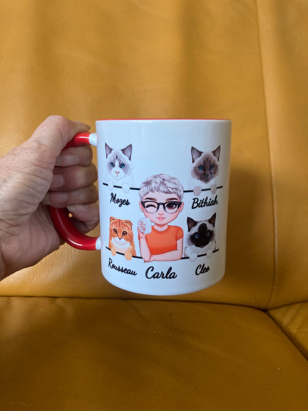 Customer photo review of Best Pet Mom (3D look) - Gepersonaliseerde Mok
