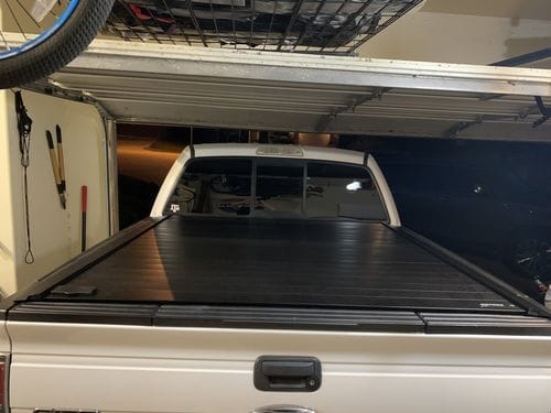 Customer photo review of RetraxPRO MX Retractable Tonneau Cover Rugged Aluminum Construction Matte Black 2009-2014 Ford F-150 5' 7 inch Bed without Stake Pockets