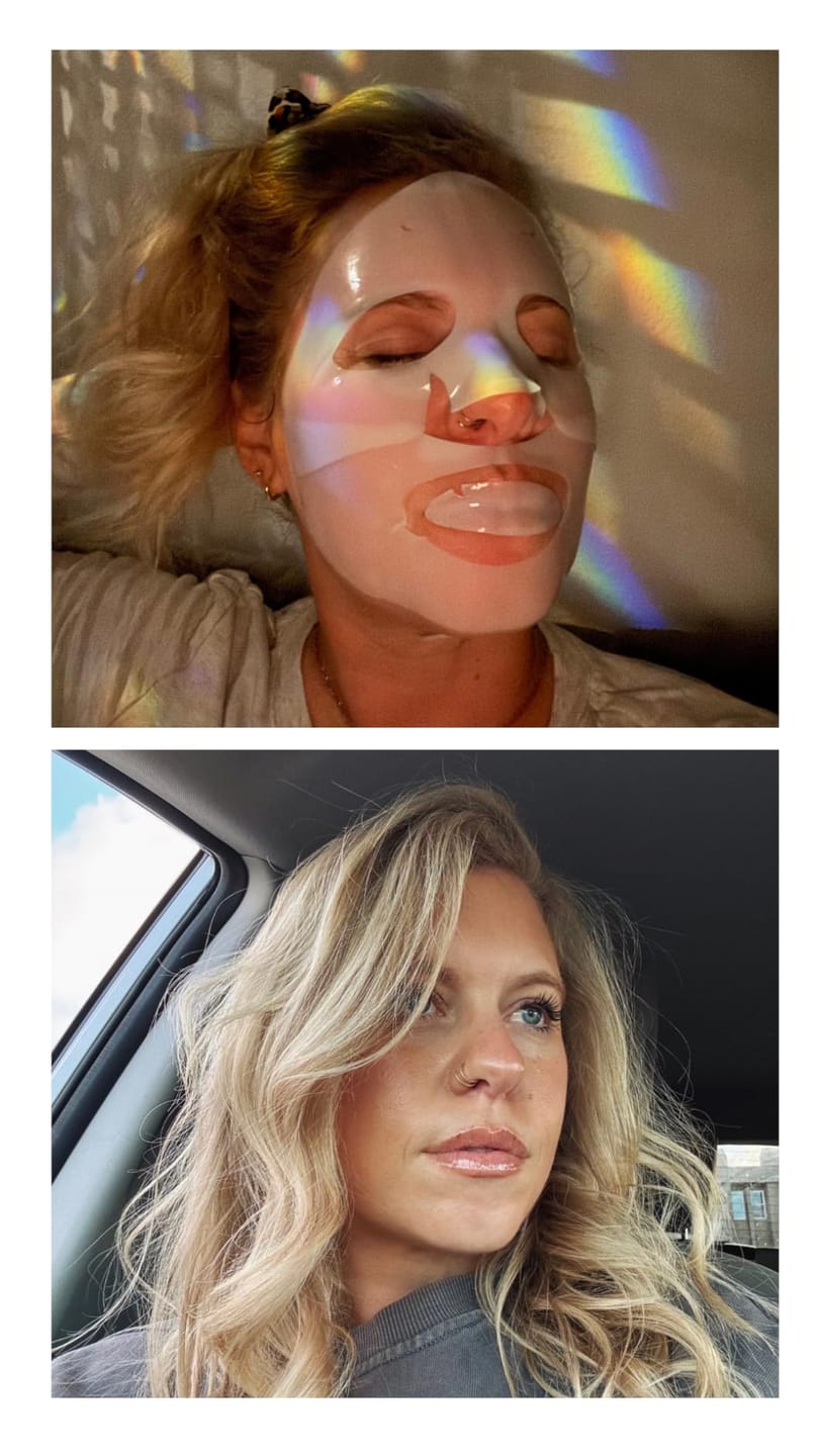 Customer photo review of SparkSmile™ Дълбоко Хидратираща Нощна Маска