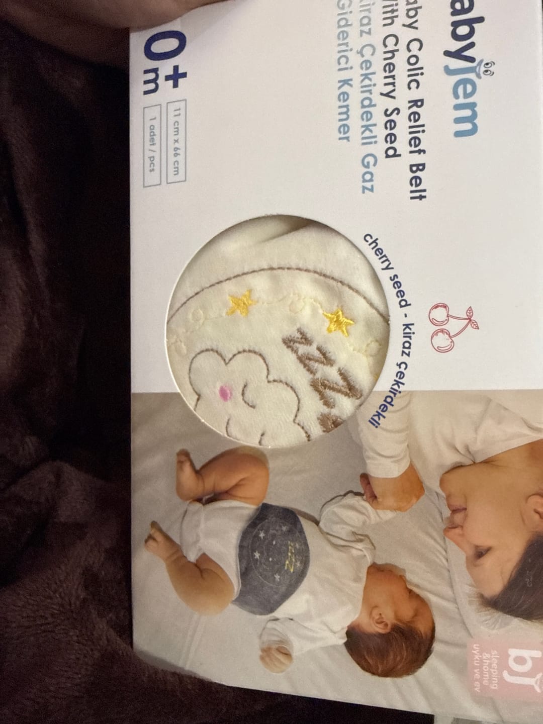 Customer photo review of Babyjem Cherry Core Filled Baby Colic (0 Months+)