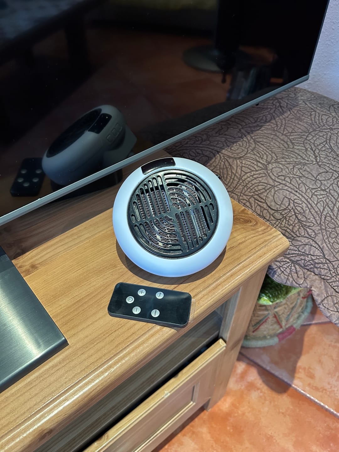 Customer photo review of minicalefactor termocerámico portatil