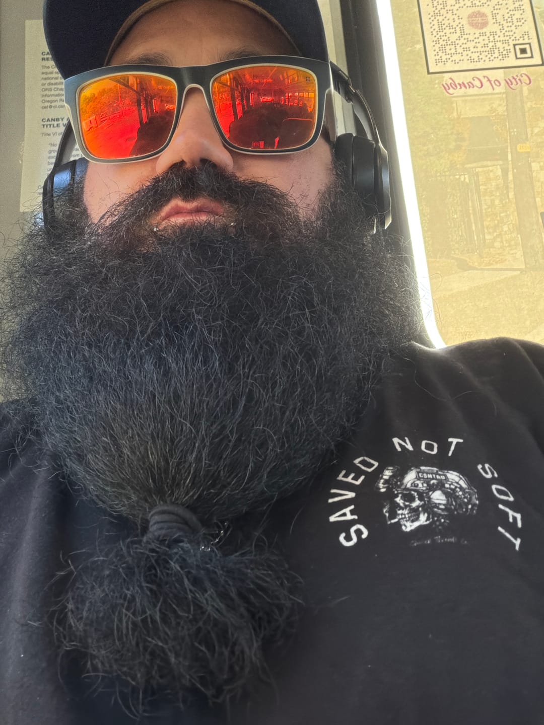 Customer photo review of Saved Not Soft T-Shirt