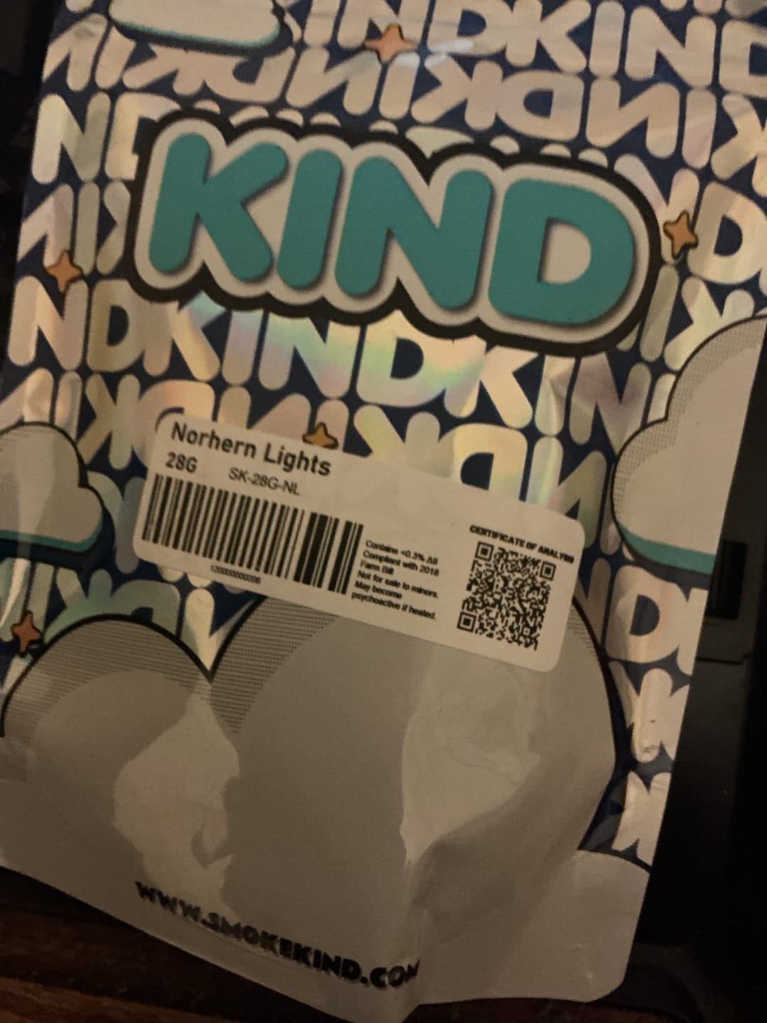 Customer photo review of Northern Lights - 28 Grams - Indica
