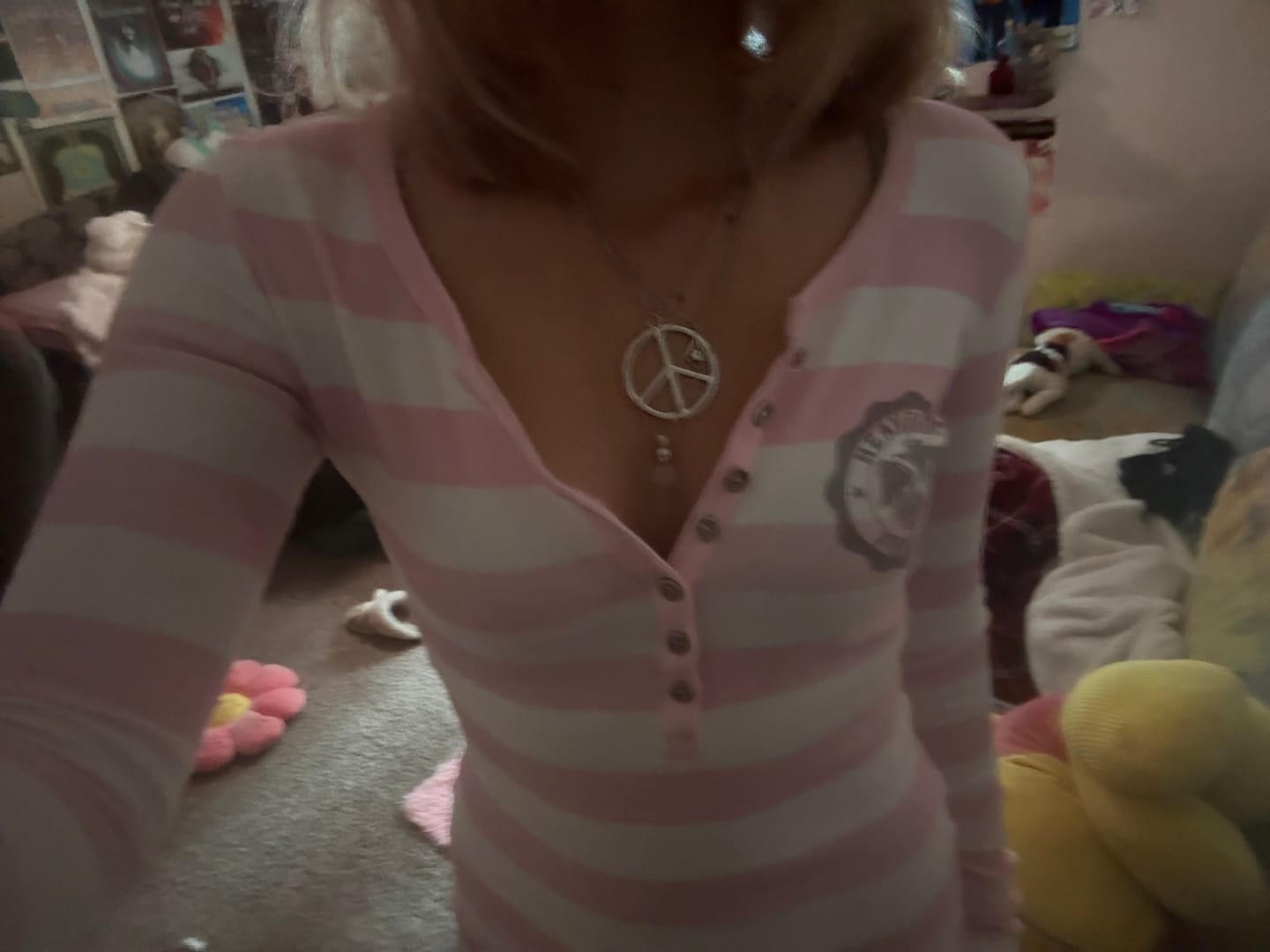 Customer photo review of Expelled Henley - Pink