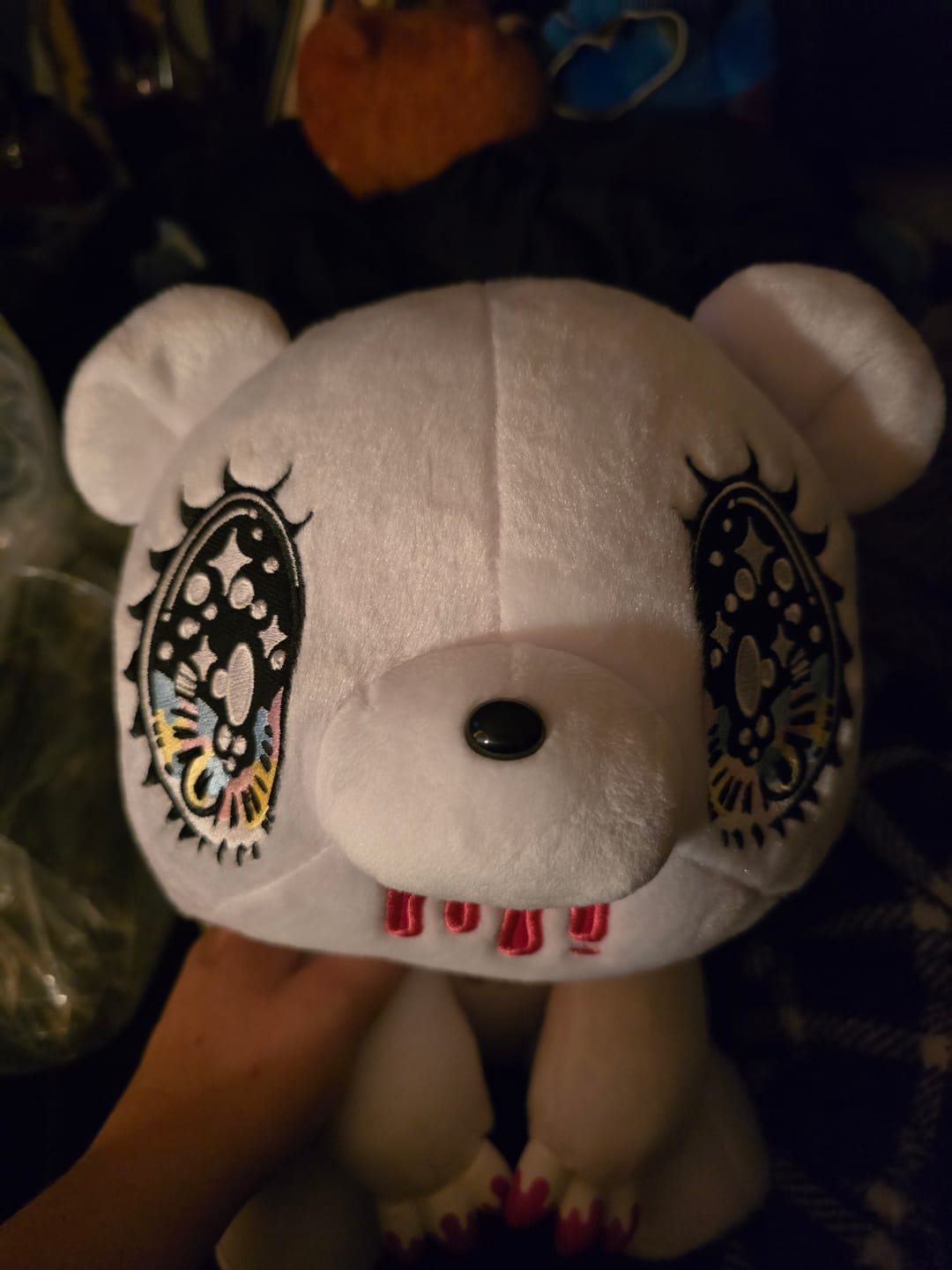 Customer photo review of Gloomy Bear x Yurie Sekiya Chax Taito Plush [WHITE] SHIPPING NOW!!