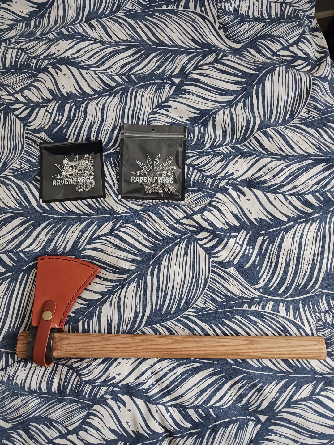 Customer photo review of Norse Hawk Throwing Axe