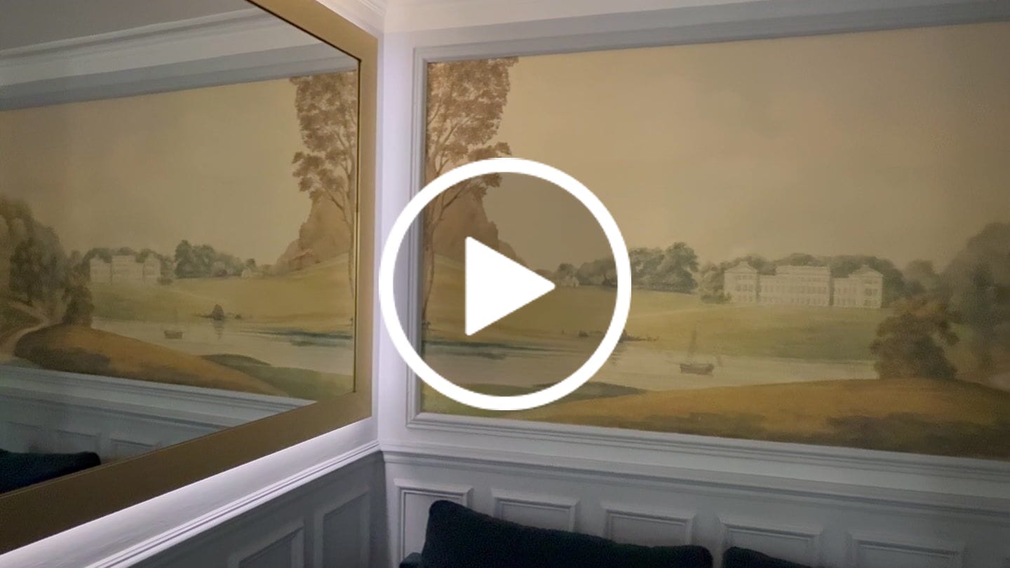 Customer video review of Agatha - Vintage Victorian Country Garden Wallpaper Mural